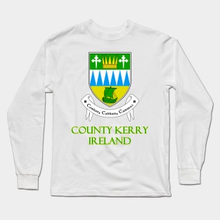 County Kerry, Ireland - Coat of Arms Long Sleeve T-Shirt